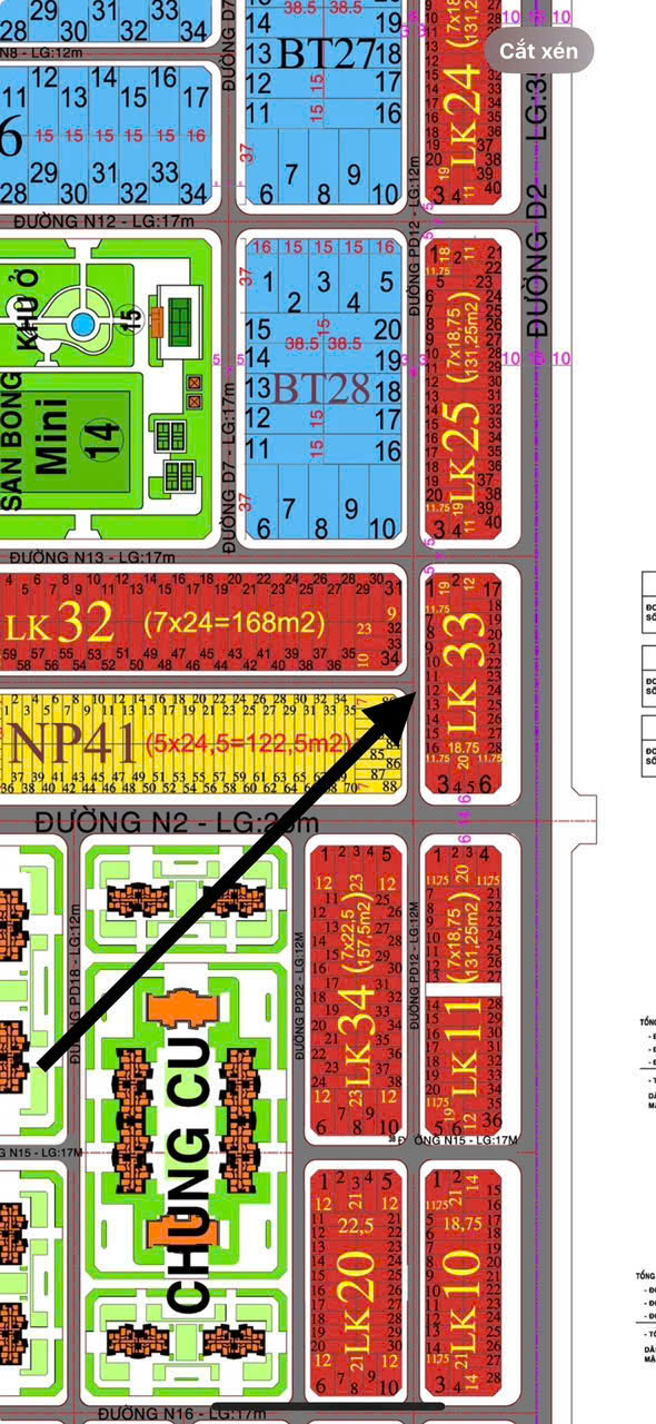 Bán đất nền XDHN Nhơn Trạch ngang 7m làm nhà liền kề rất đẹp giá rẻ